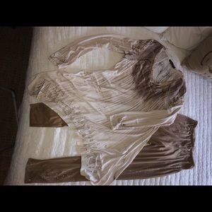 Voice of California tunic and pant set. NWOT